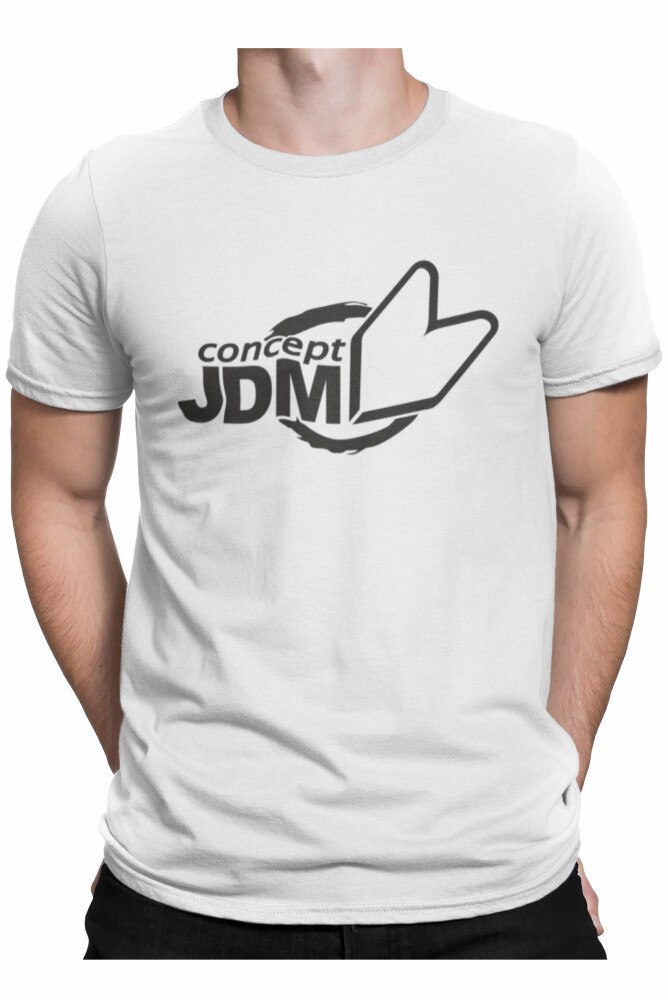 Tricou personalizat, auto, concept JDM, Alb, Alb