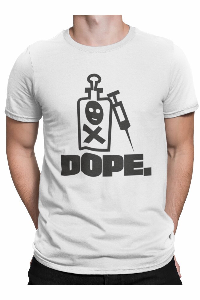Tricou personalizat, auto, dope, Alb, Alb