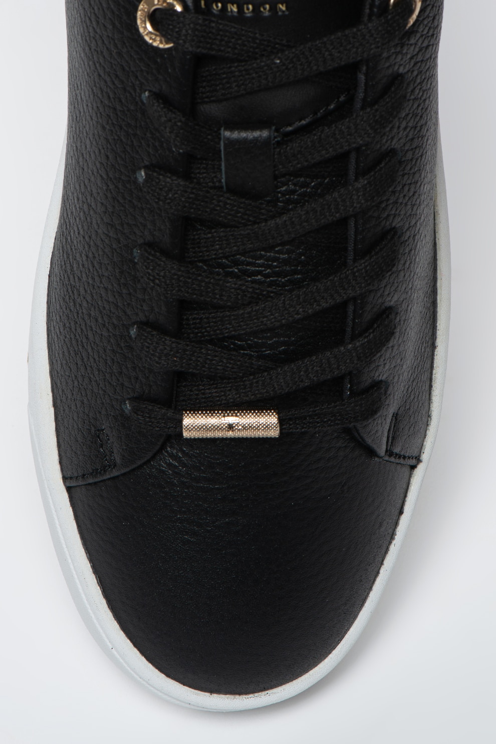 sanzae elderflower leather cupsole trainers