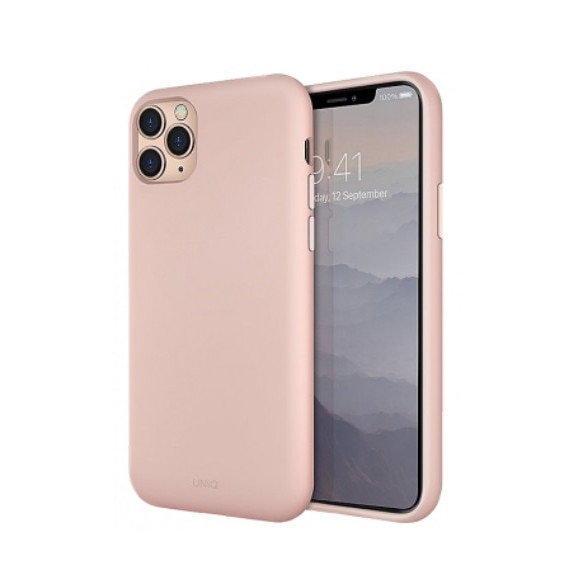 Husa de protectie Uniq pentru Apple Iphone 11 Pro, TPU, Lino, Roz