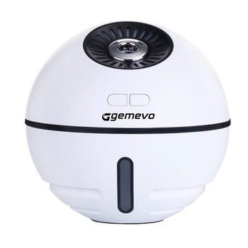 Umidificator de aer Ultrasonic 3 In 1 Gemevo®, dotat cu Mini-Ventilator si Lampa de birou - 300ml, ALB Umidificator de aer Ultrasonic 3 In 1 Gemevo®, dotat cu Mini-Ventilator si Lampa de birou - 300ml, ALB