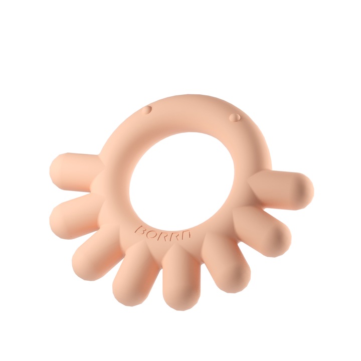 BORRN állatos rágóka - Polip - Narancs