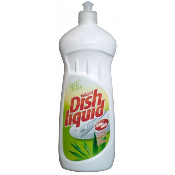 Detergent pentru vase Well Done Sensitive Aloe 1000ml