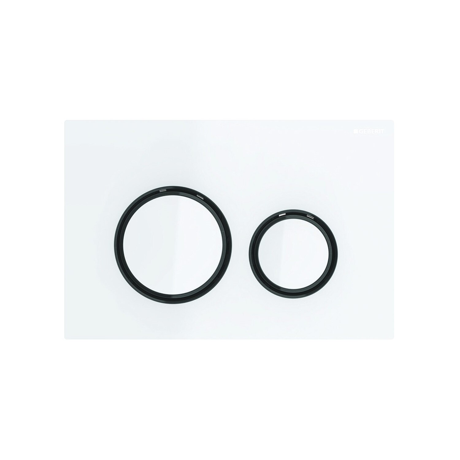 Clapeta actionare Geberit Sigma21, alb - crom negru