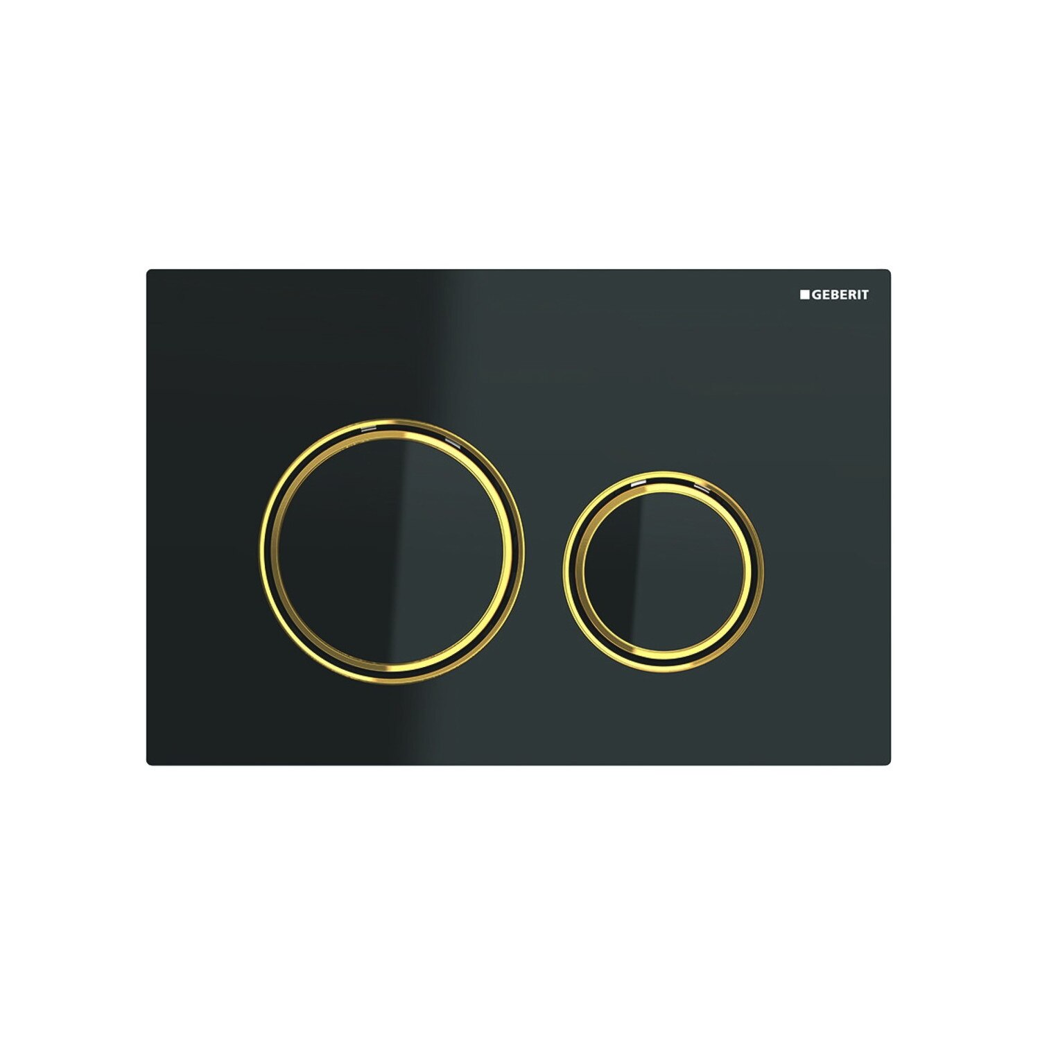 Clapeta actionare Geberit Sigma21, negru - alama