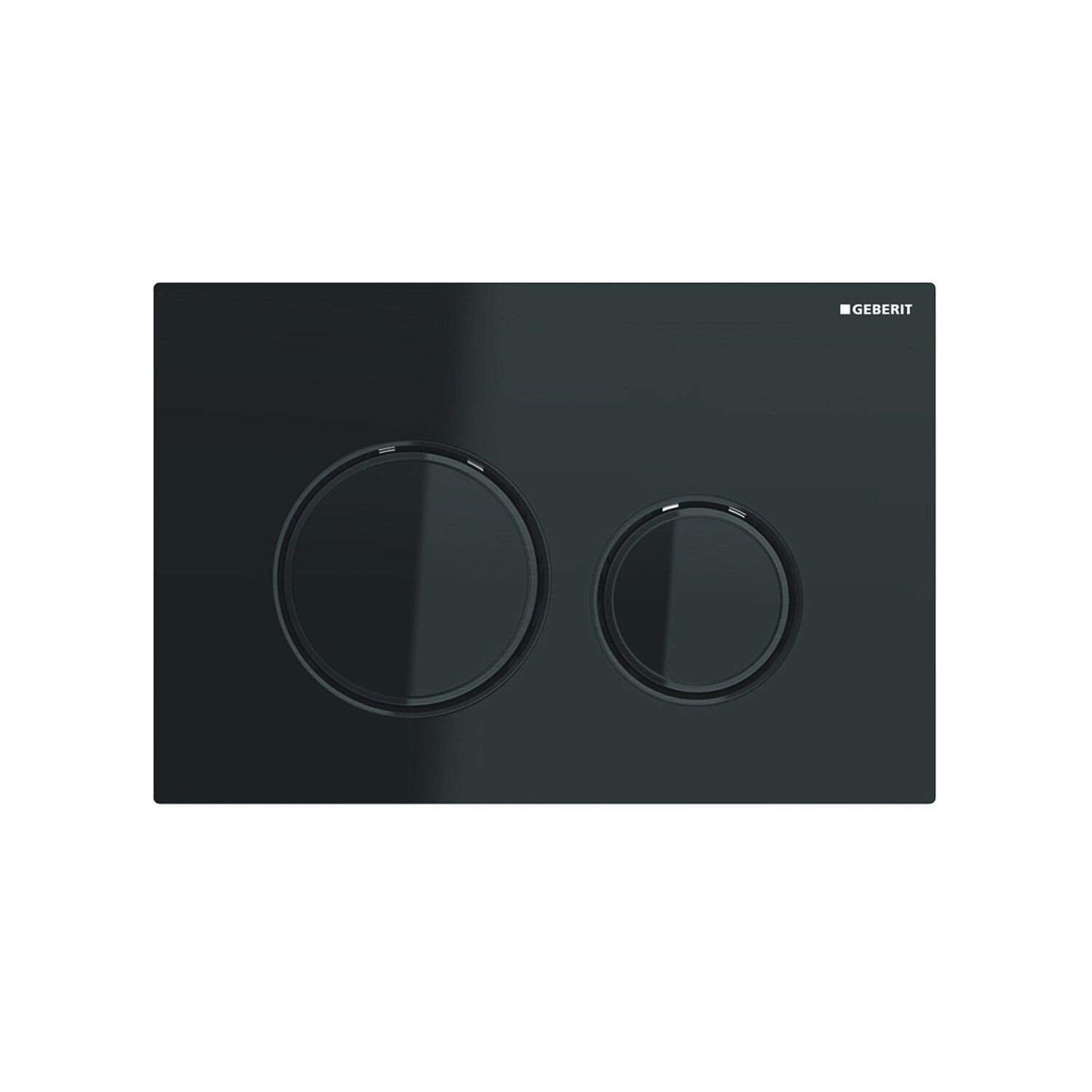 Clapeta actionare Geberit Sigma21, negru - crom negru