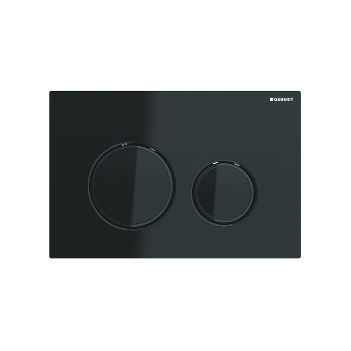 Clapeta actionare Geberit Sigma21, negru - crom negru
