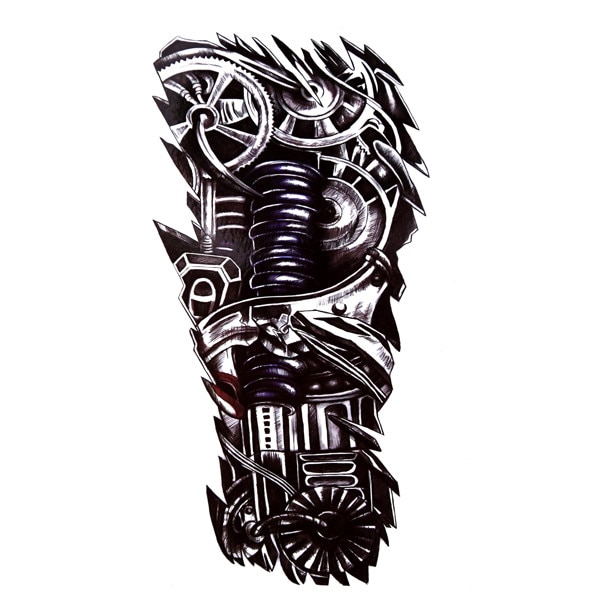 Tatuaj temporar, Flash Tattoos Romania, Robotics, rezistent la apa, aplicare rapida, 15x21 cm