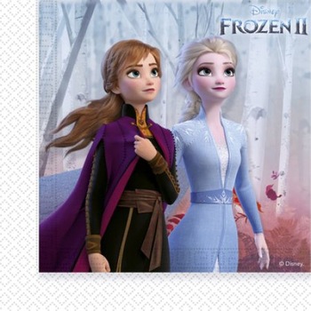 Set 16 servetele Frozen II 25x25 cm Set 16 servetele Frozen II 25x25 cm