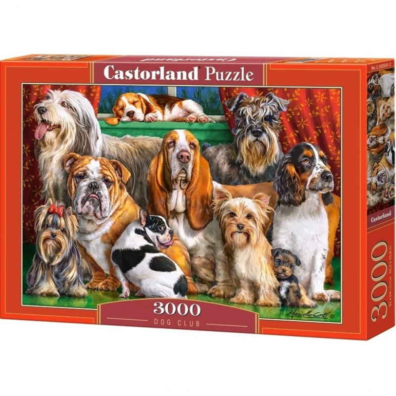 Puzzle 3000 de piese Clubul cainilor Castorland
