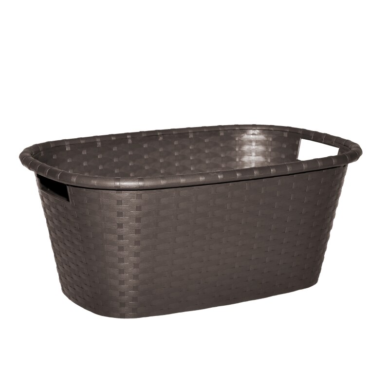 Cos rufe Rattan, Jotta, 60x40x25 cm, Maro