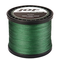 Fir textil impletit in 8 fire, Super Braid cu o rezistenta puternica, Verde, 0.18 mm pana la 9.1 Kg - 300 metri, fiber from Japan #1.0