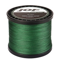 Fir textil impletit in 8 fire, Super Braid cu o rezistenta puternica, Verde, 0.18 mm pana la 9.1 Kg - 500 metri, fiber from Japan #1.0