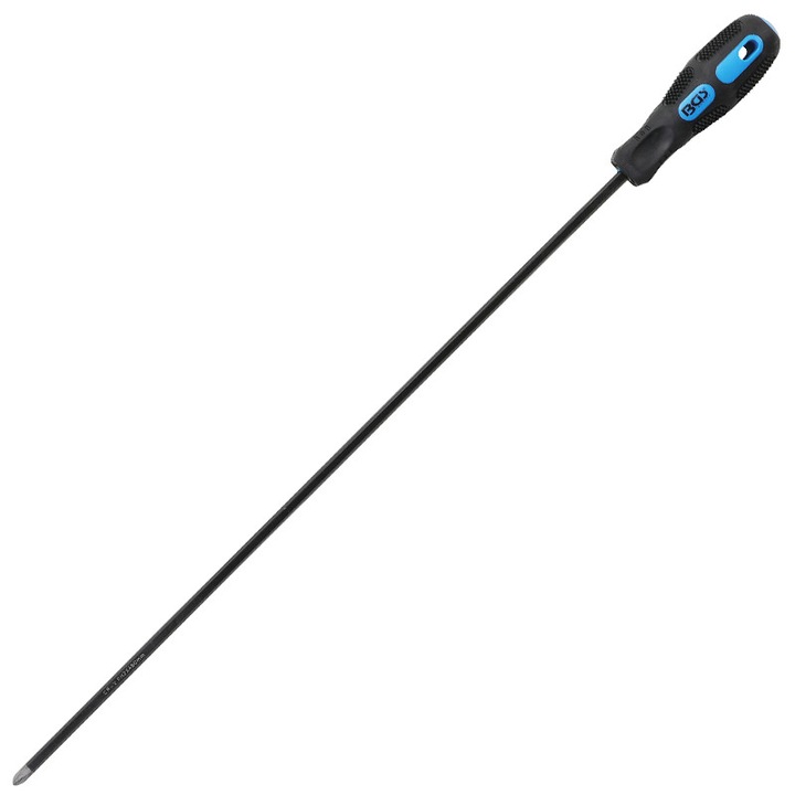 Surubelnita BGS, tip cruce PH2 (Phillips), lunga, 450 mm
