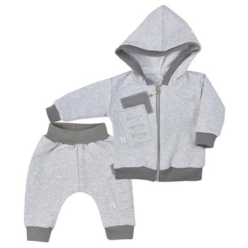 Compleu 2 piese pentru baieti Koala Kamilek 08-501G, Gri Compleu 2 piese pentru baieti Koala Kamilek 08-501G, Gri