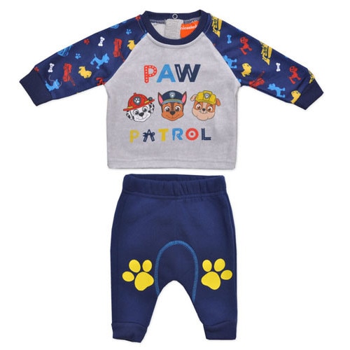 Compleu 2 piese, Disney, Paw Patrol, cu labute, Bluemarin