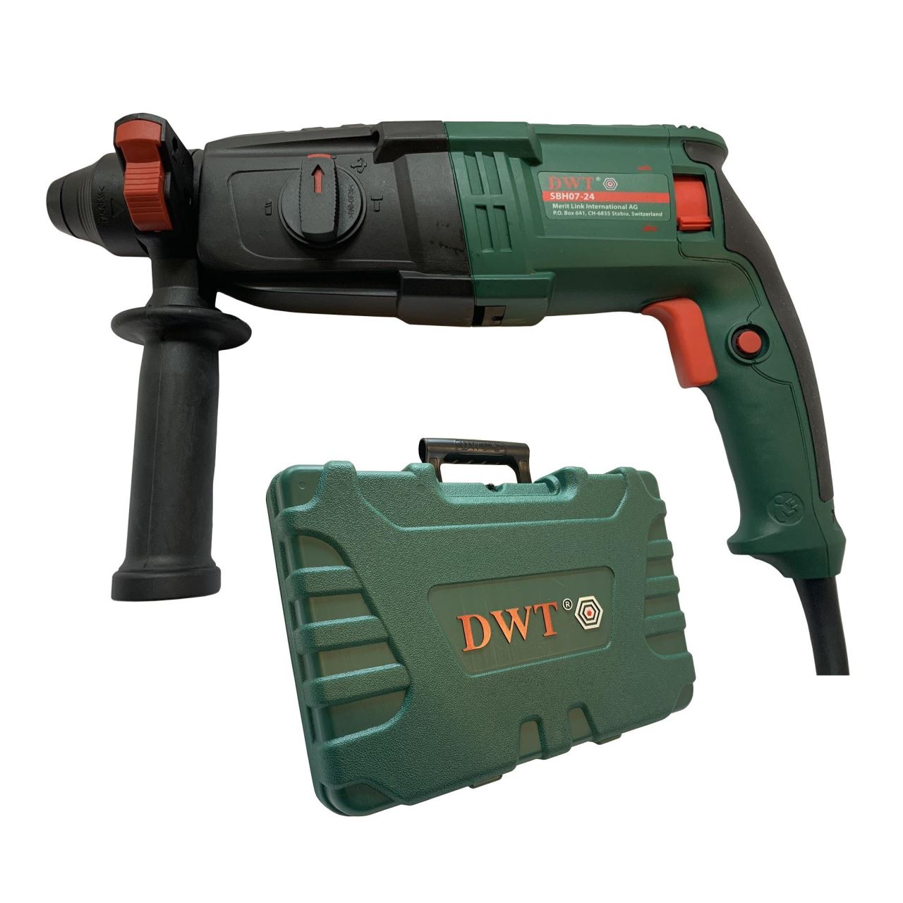 Ciocan rotopercutor DWT SBH07-24 BMC, 710W, 2.5J, SDS Plus, cutie transport