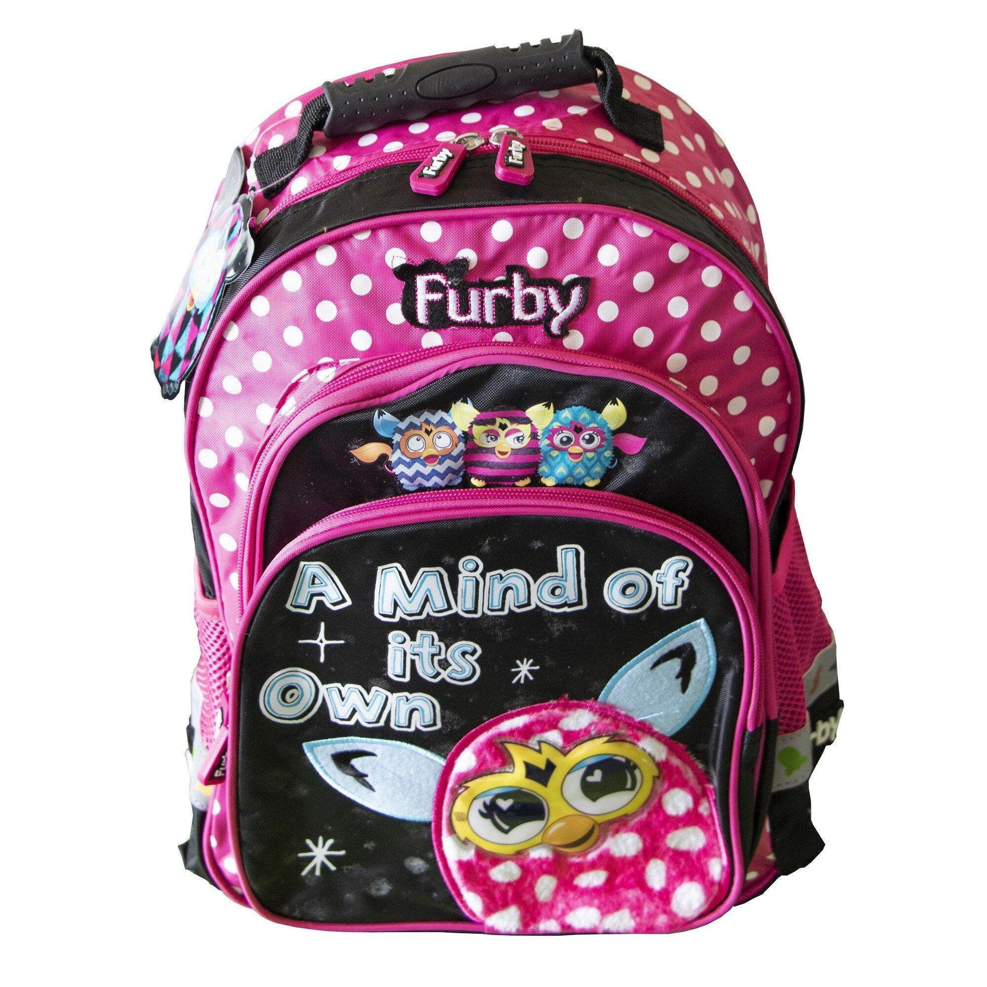 Ghiozdan scoala Furby Boom, Roz / Albastru