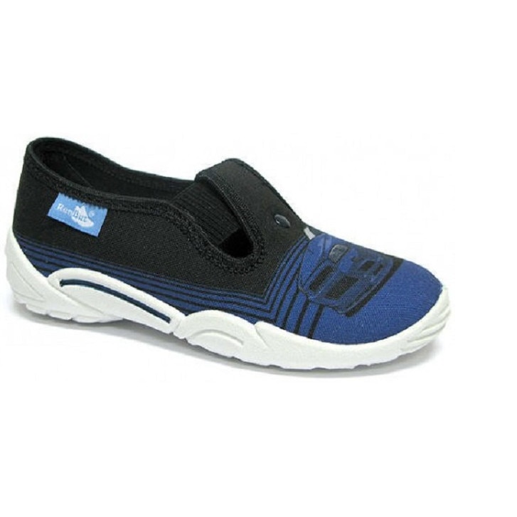 Pantofi, Negru-Albastru, marca RenBut