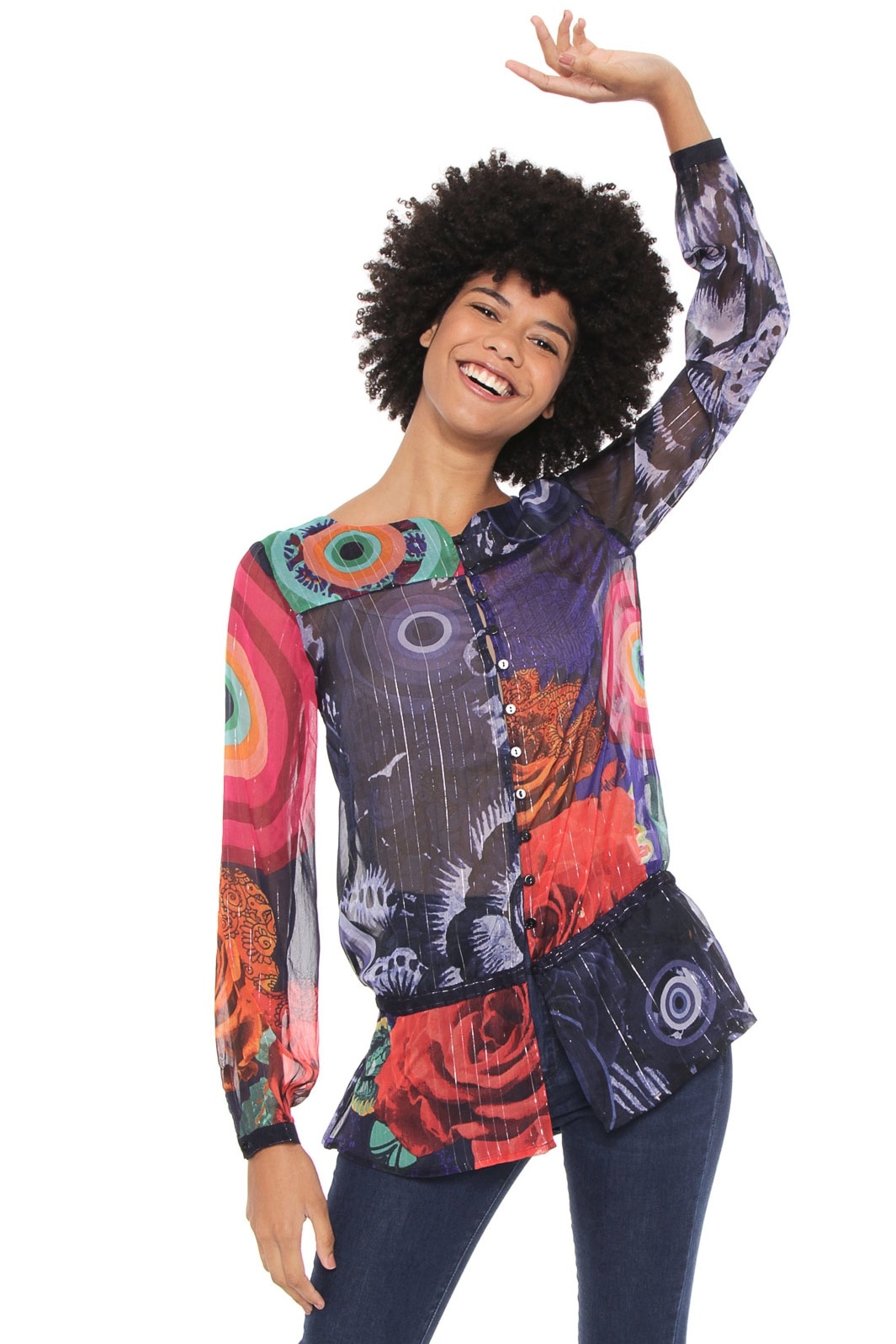 Camasa, Desigual 72C2EH0, Multicolor, S