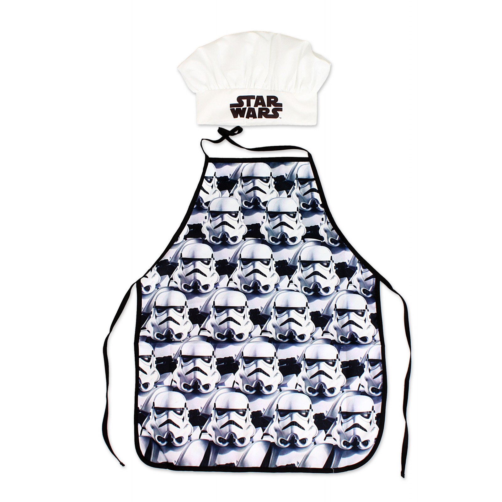 Set sort si boneta de bucatar Star Wars Alb/Negru