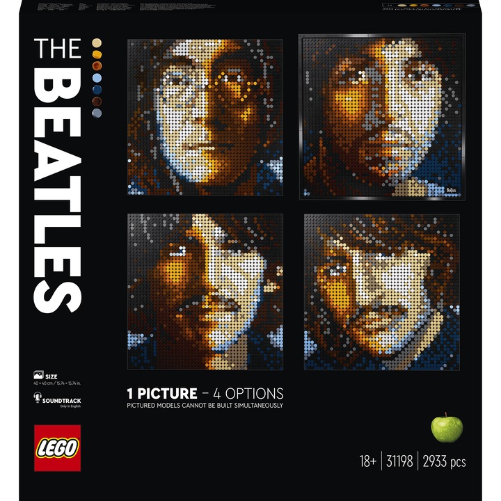 LEGO Art - The Beatles 31198, 2933 части