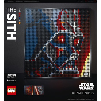 LEGO Art - Star Wars Sith 31200, 3406 piese LEGO Art - Star Wars Sith 31200, 3406 piese