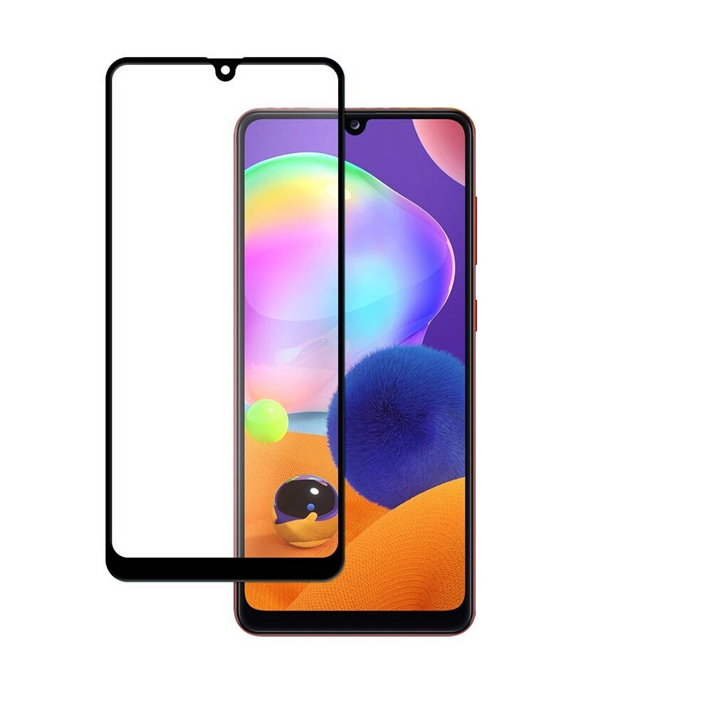 Folie Sticla Wozinsky Super Tough pentru Samsung Galaxy A31, Case Friendly, Negru