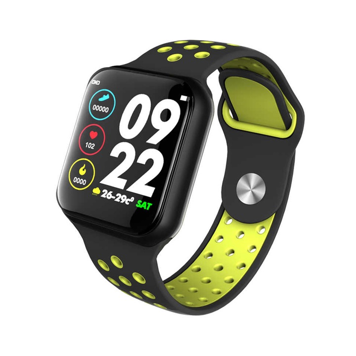 Ceas Sport Fitness Tracker Smartwatch F8 9993716 Verde