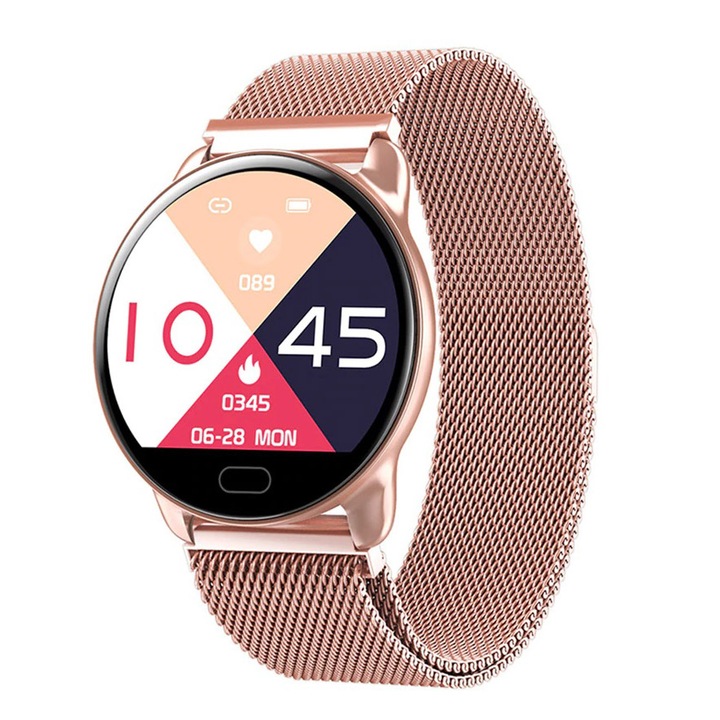 Ceas Sport Fitness Tracker Smartwatch K99 9993746 Rose