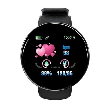 Ceas Sport Fitness Tracker Smartwatch D18 9993703 Negru Ceas Sport Fitness Tracker Smartwatch D18 9993703 Negru