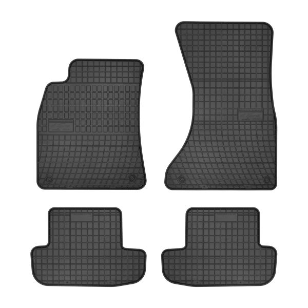 Set 4 covorase auto MAMMOOTH, Cauciuc, pentru AUDI A5 2007-2017 COUPE, Negru
