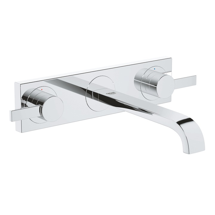 Смесител Grohe ALLURE, За умивалник, Дължина 220мм, Вграден монтаж, Без вътрешно тяло за вграждане, StarLight хромирано покритие, Дебитен ограничител