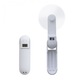Mini ventilator cu functie de incarcare a telefonului cu cablu USB, culoare Alba