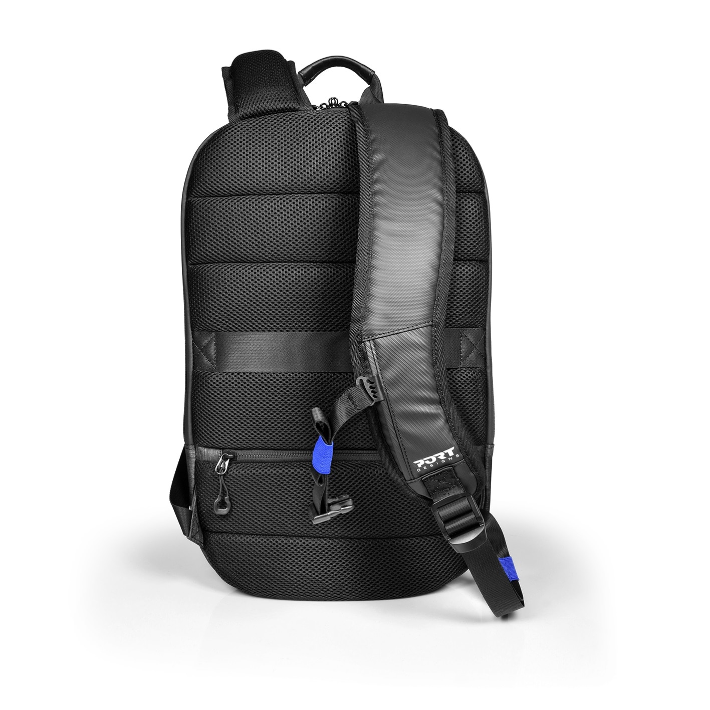 Rucsac laptop Anti-Furt Port Designs Sausalito cu port USB extern, Impermeabil, 13-15.6inch, Negru