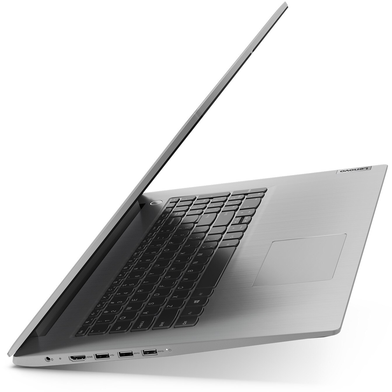 Laptop Lenovo IdeaPad 3 17ADA05 cu procesor AMD Ryzen™ 5 3500U, 17.3" HD+, 8GB, 512GB SSD, AMD Radeon™ Vega 8 Graphics, FreeDOS, Platinum Grey