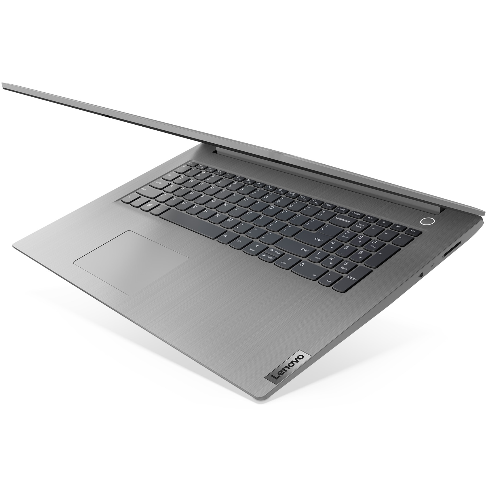 Laptop Lenovo IdeaPad 3 17ADA05 cu procesor AMD Ryzen™ 5 3500U, 17.3" HD+, 8GB, 512GB SSD, AMD Radeon™ Vega 8 Graphics, FreeDOS, Platinum Grey