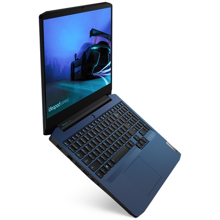 Laptop Gaming Lenovo IdeaPad 3 15IMH05 cu procesor Intel® Core™ i5-10300H, 15.6" Full HD, IPS, 8GB, 512GB SSD, NVIDIA® GeForce® GTX 1650 Ti 4GB, FreeDOS, Chameleon Blue