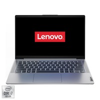 Laptop ultraportabil Lenovo IdeaPad 5 14IIL05 cu procesor Intel® Core™ i7-1065G7 pana la 3.90 GHz, 14", Full HD, 16GB, 512GB SSD, NVIDIA® GeForce® MX350 2GB, Free DOS, Platinum Grey