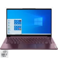 laptop ultraportabil lenovo yoga slim 7 14iil05 cu procesor intel core i5-1035g4 14quot full hd 16gb 512gb ssd intel iris plus graphics windows 10 home orchid imagen 2_0_
0