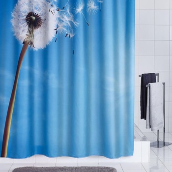 Perdea de dus cu imprimeu papadie RIDDER, Poliester, 180 x 200 cm Multicolour Perdea de dus cu imprimeu papadie RIDDER, Poliester, 180 x 200 cm Multicolour