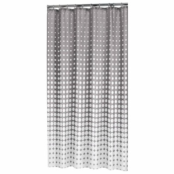 Perdea de dus cu imprimeu Speckles Sealskin, Textil, 180 x 200 cm, Gri Perdea de dus cu imprimeu Speckles Sealskin, Textil, 180 x 200 cm, Gri