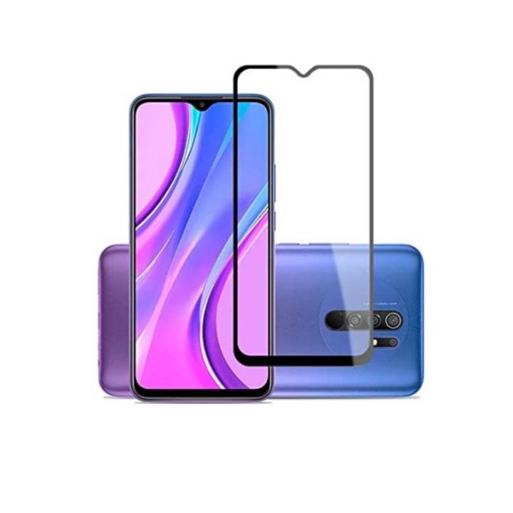 Иновативен 9D Протектор Tech Armor за Xiaomi Redmi 9A, Tempered Glass, Закалено стъкло, Черен