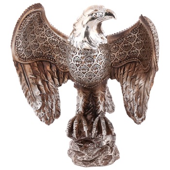 Decoratiune vultur 7184, Polirasina, 19 x 20 cm, Multicolor Decoratiune vultur 7184, Polirasina, 19 x 20 cm, Multicolor