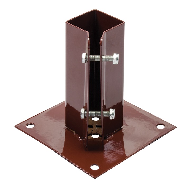 Rögzítő tartó faoszlopokhoz, 50 x 50 mm x 150 mm, Fixman