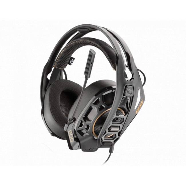 Casti gaming Plantronics, Rig 500 PRO HS, Microfon, Auriu