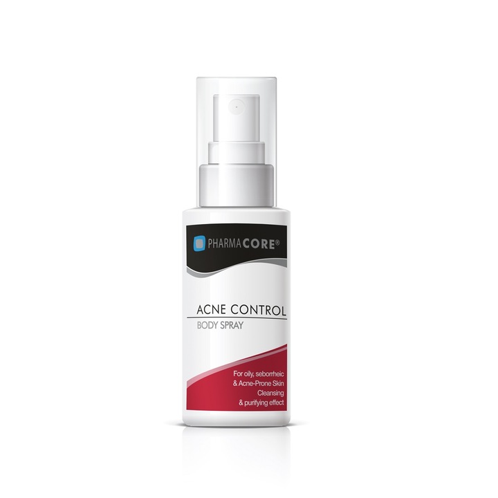 Spray impotriva acneelor Pharmacore Acne Control 50 ml Gras