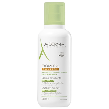 A-Derma Exomega Control Cremă emolientă pentru piele uscata cu tendinta atopica, 400 ml