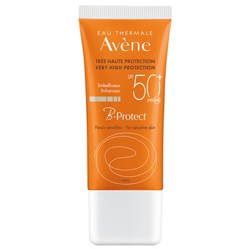 Crema de fata cu protectie solara Avene B-Protect SPF 50+ pentru ten sensibil, 30 ml Crema de fata cu protectie solara Avene B-Protect SPF 50+ pentru ten sensibil, 30 ml