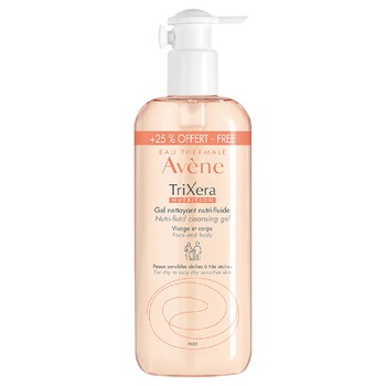 Gel de dus Avene TriXera Nutrition pentru piele uscata si sensibila, 500 ml Gel de dus Avene TriXera Nutrition pentru piele uscata si sensibila, 500 ml